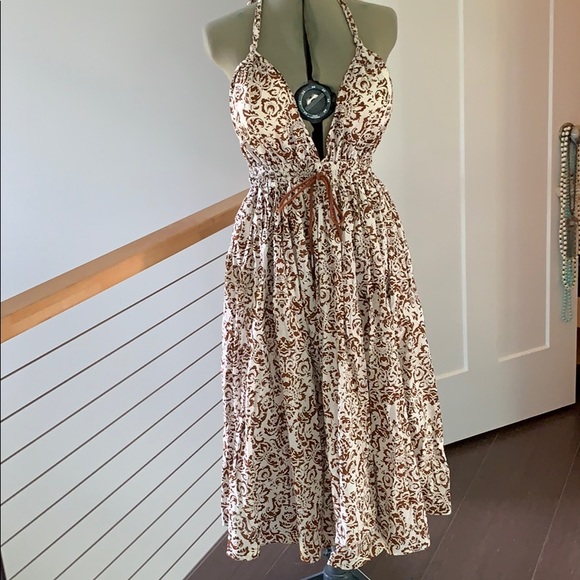Lapis Dresses & Skirts - NWT Lapis dress halter / boho style XL